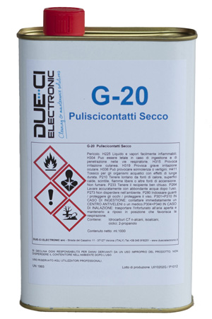 G-20 PULISCICONTATTI SECCO